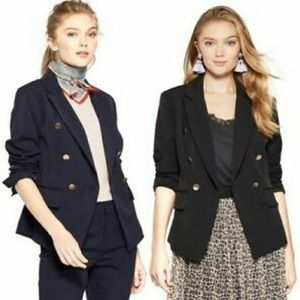 NWOT A New Day double breasted blazer (navy blue)